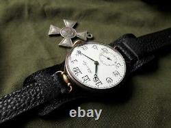 Rare PAUL BUHRE Oversize Trench 1900s WW I 1 SWISS IMPERIAL RUSSIAN WRIST WATCH