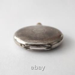 Rare Pocket Watch Omega Silver 1929-1935? 7393858 Vintage Swiss SERVICED