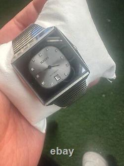 Rare RADO Automatic Watch Swiss 80s & Scratchproof Unisex Vintage Silver Dial