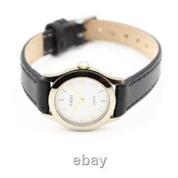 Rare RADO DIASTAR 153.04063 Quartz 90s Vintage Swiss Made Hardmetal White Dial