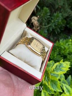 Rare RADO FLORENCE CLASSIC Watch Swiss 80s Men Vintage Gold Plated Wristwatch