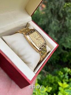 Rare RADO FLORENCE CLASSIC Watch Swiss 80s Men Vintage Gold Plated Wristwatch