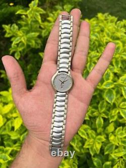 Rare RADO FLORENCE Watch Swiss 80s & Men Vintage Two Tone Wristwatch Quartz