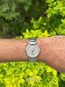 Rare RADO FLORENCE Watch Swiss 80s & Men Vintage Two Tone Wristwatch Quartz