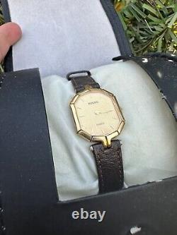 Rare RADO Golden Watch Swiss 80s & Lady Vintage Gold Wristwatch Quartz