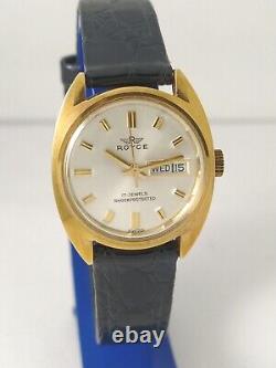 Rare ROYCE 17 J. Swiss made Mechanical Women's WatchVintage 70'sGP 10micfhf378