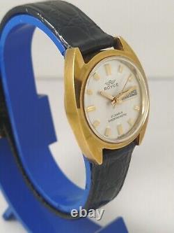 Rare ROYCE 17 J. Swiss made Mechanical Women's WatchVintage 70'sGP 10micfhf378