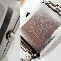 Rare Rado Ncc 505 Automatic Day/date Diamonds Dial Ss Vintage Swiss Watch Men's