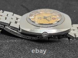 Rare Rado Silver Horse 74 Automatic Swiss Made Vintage Brown Dial Gents 12141