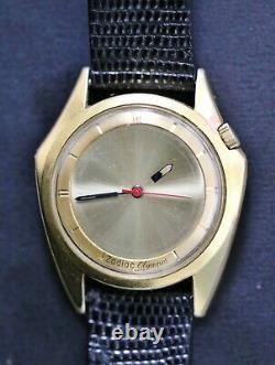 Rare Running Vintage Zodiac Olympos Mystery Dial 17 Jewel Automatic Swiss Watch