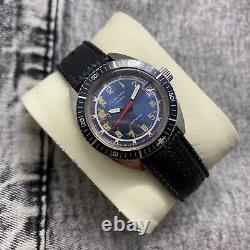 Rare Skin Divers Fischer Extra Sous-Marine Blue Dial Vintage Swiss Watch 1960s