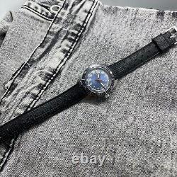 Rare Skin Divers Fischer Extra Sous-Marine Blue Dial Vintage Swiss Watch 1960s