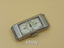 Rare Swiss CYMA Art Deco watch lady Antique fashion rectangular 1930s Ref 344. A