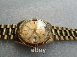 Rare Swiss Gold Plated Oyster Model West End Watch Sower Men's Automatic Watch