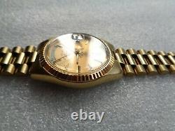 Rare Swiss Gold Plated Oyster Model West End Watch Sower Men's Automatic Watch