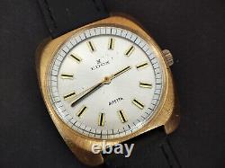 Rare Swiss Vintage 70s Edox Alfetta Manual Men's Watch Nice Model