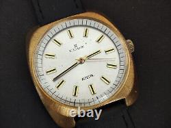 Rare Swiss Vintage 70s Edox Alfetta Manual Men's Watch Nice Model