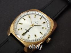 Rare Swiss Vintage 70s Edox Alfetta Manual Men's Watch Nice Model