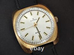 Rare Swiss Vintage 70s Edox Alfetta Manual Men's Watch Nice Model