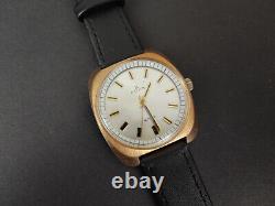 Rare Swiss Vintage 70s Edox Alfetta Manual Men's Watch Nice Model