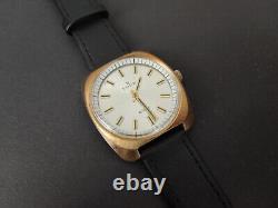 Rare Swiss Vintage 70s Edox Alfetta Manual Men's Watch Nice Model