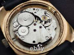 Rare Swiss Vintage 70s Edox Alfetta Manual Men's Watch Nice Model