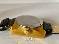 Rare Swiss Vintage Louis Rossel Automatic Mens Watch with Ruby