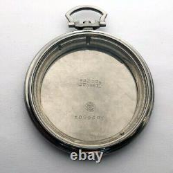 Rare Swiss Vintage Steel CASE Pocket Watch IWC Schaffhausen cal. C 97