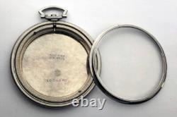 Rare Swiss Vintage Steel CASE Pocket Watch IWC Schaffhausen cal. C 97