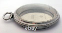 Rare Swiss Vintage Steel CASE Pocket Watch IWC Schaffhausen cal. C 97