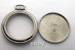 Rare Swiss Vintage Steel CASE Pocket Watch IWC Schaffhausen cal. C 97