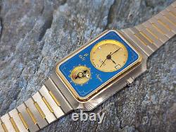 Rare Swiss made Dalil Supra Qiblat Muslim Islamic automatic Men watch Blue 2