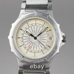 Rare TISSOT Navigator Men's Watch 37mm Vintage New Battery Swiss Made