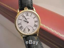 Rare Tiffany & Co Duel Time Swiss Quartz 18 K Gold Watch w Boxes New Batteries