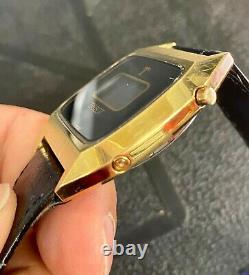 Rare Tissot Gold Plated DIGITAL SSIH 4300 Original vintage Swiss Watch 1970s