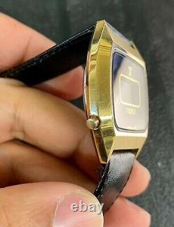Rare Tissot Gold Plated DIGITAL SSIH 4300 Original vintage Swiss Watch 1970s
