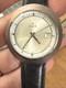 Rare UFO Vintage Swiss Elgin Ellipse Watch Silver tone Men's leather Band Works