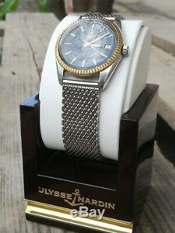 Rare Ulysse Nardin Chronometer hi-beat 36000 swiss watch 70's vintage