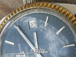 Rare Ulysse Nardin Chronometer hi-beat 36000 swiss watch 70's vintage