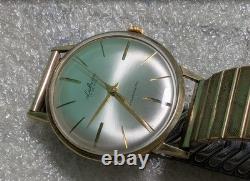 Rare VINTAGE LUBIAN 17J 20micron Gold filled SWISS WATCH. Works