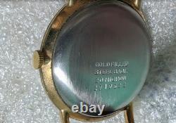 Rare VINTAGE LUBIAN 17J 20micron Gold filled SWISS WATCH. Works