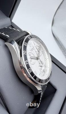 Rare Victorinox Swiss Army Chronograph 241496 White Dial Quartz Vintage Watch