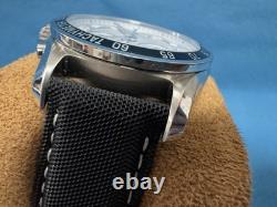 Rare Victorinox Swiss Army Chronograph 241496 White Dial Quartz Vintage Watch