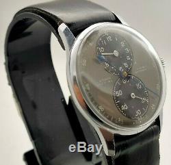 Rare Vintage 1940s Lathin Special Regulator Swiss Watch