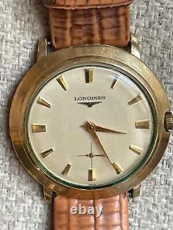 Rare Vintage 1950's Longines 10k Gf(l&k) L-134 Swiss Manual Wind Cal. 23z Watch