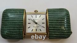 Rare Vintage 1950's Mirbo Swiss Convertible purse Covered Travel Watch