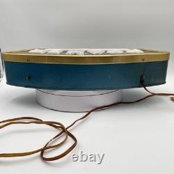 Rare Vintage 1950's Roamer Swiss Made Watches Light Up Sign Works! Free Shipping