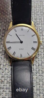 Rare Vintage 1950s Baume Incabloc 17 Jewels Swiss Made Manual Men's Watch