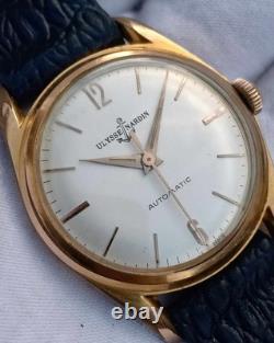 Rare Vintage 1950s Ulysse Nardin Automatic Gold Swiss Made (ETA 2472)