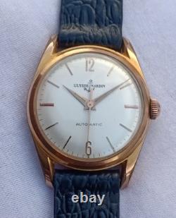 Rare Vintage 1950s Ulysse Nardin Automatic Gold Swiss Made (ETA 2472)